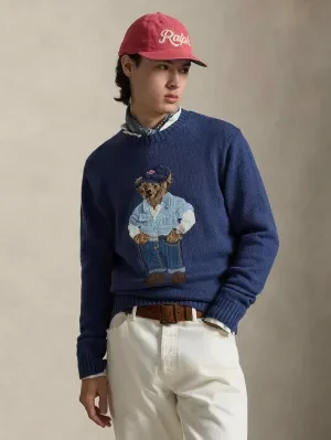 POLO RALPH LAUREN Lniany sweter | Regular Fit