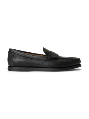 Polo Ralph Lauren loafersy męskie skórzane Merton Penny czarny