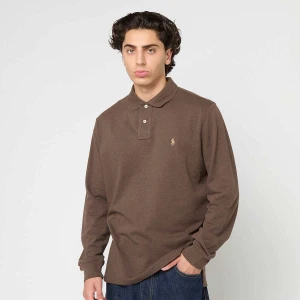 Polo Ralph Lauren Long Sleeve-Knit mężczyźni Koszule brązowy rozmiar Odzież