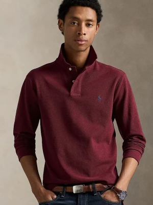 Polo Ralph Lauren longsleeve bawełniany bordowy