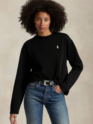 Polo Ralph Lauren longsleeve bawełniany czarny