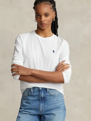 Polo Ralph Lauren longsleeve bawełniany kolor biały 211898699