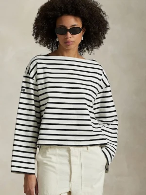 Polo Ralph Lauren longsleeve bawełniany kolor biały 211959103