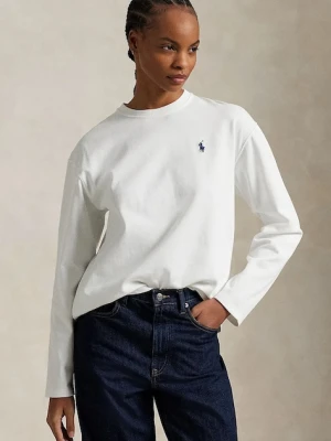 Polo Ralph Lauren longsleeve bawełniany kolor biały 211967105