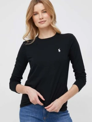 Polo Ralph Lauren longsleeve bawełniany kolor czarny 211898699