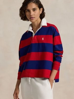 Polo Ralph Lauren longsleeve bawełniany kolor czerwony 211943012