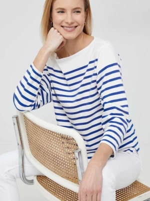 Polo Ralph Lauren longsleeve bawełniany kolor niebieski