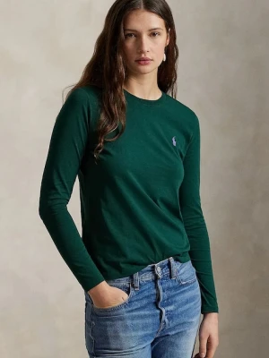 Polo Ralph Lauren longsleeve bawełniany kolor zielony 211898699