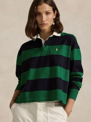 Polo Ralph Lauren longsleeve bawełniany kolor zielony 211943012