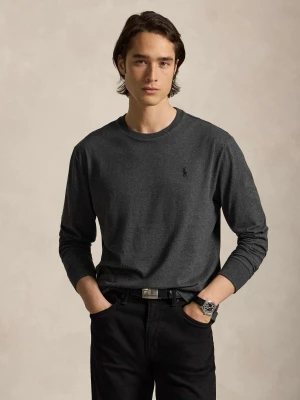 POLO RALPH LAUREN Longsleeve | Custom slim fit grafitowy