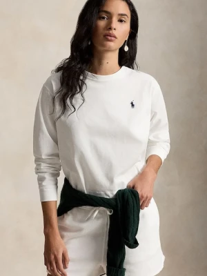 Polo Ralph Lauren longsleeve damski bawełniany Wimbledon biały