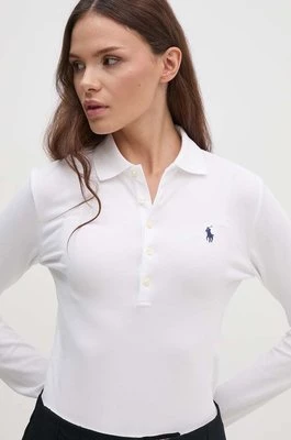 Polo Ralph Lauren longsleeve damski kolor biały 211958949