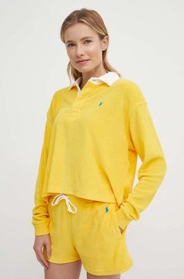 Polo Ralph Lauren longsleeve damski kolor żółty 211936223
