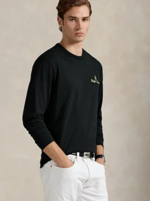Polo Ralph Lauren longsleeve kolor czarny gładki 710981783