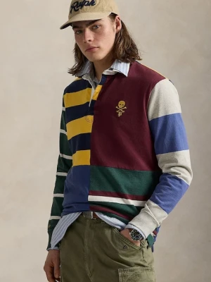 Polo Ralph Lauren longsleeve Lsrugbyclsm1 Long Sleeve kolor bordowy 710971831