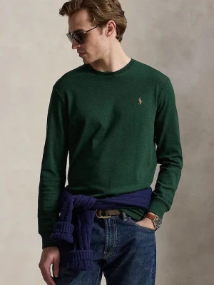 Polo Ralph Lauren longsleeve męski bawełniany zielony