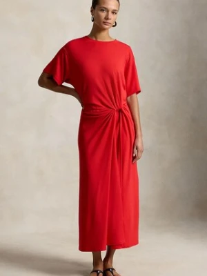 Polo Ralph Lauren LYOCELL-KNT-DRESSES sukienka gładka z lyocellu