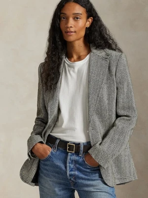 Polo Ralph Lauren marynarka jednorzędowa damska z lnem