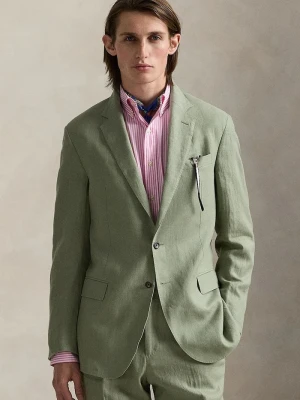 Polo Ralph Lauren marynarka lniana zielony