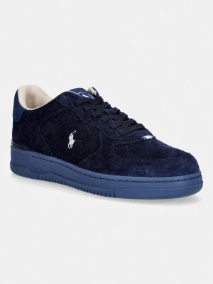Polo Ralph Lauren Mastr Ct Rib sneakersy męskie zamszowe granatowy