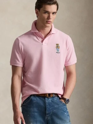 Polo Ralph Lauren MESH-KNT-POLO polo bawełniane męskie