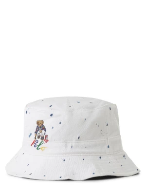 Polo Ralph Lauren Męska czapka z daszkiem Mężczyźni Bawełna biały wzorzysty, L/XL