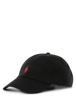 Polo Ralph Lauren Męska czapka z daszkiem Mężczyźni Bawełna czarny jednolity,