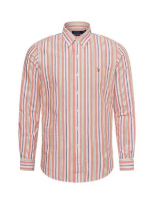 Polo Ralph Lauren Męska koszula casual Mężczyźni Comfort Fit Bawełna pomarańczowy|wielokolorowy|biały|niebieski wzorzysty,