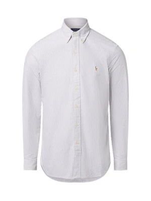 Polo Ralph Lauren Męska koszula casual Mężczyźni Modern Fit Bawełna biały|brązowy w paski,