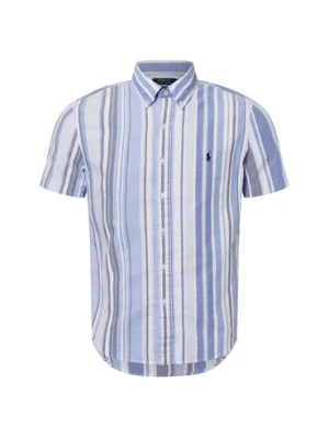 Polo Ralph Lauren Męska koszula casual Mężczyźni Modern Fit Bawełna niebieski|biały w paski,