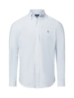 Polo Ralph Lauren Męska koszula casual Mężczyźni Modern Fit Bawełna niebieski|biały w paski,