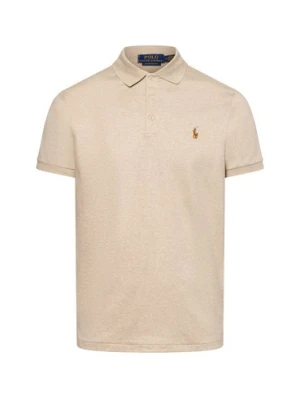 Polo Ralph Lauren Męska koszulka polo Mężczyźni Bawełna beżowy marmurkowy,