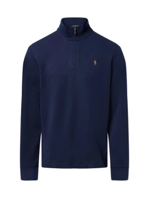 Polo Ralph Lauren Męska koszulka polo Mężczyźni Bawełna niebieski jednolity,
