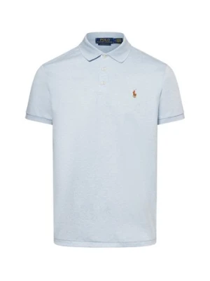 Polo Ralph Lauren Męska koszulka polo Mężczyźni Bawełna niebieski marmurkowy,