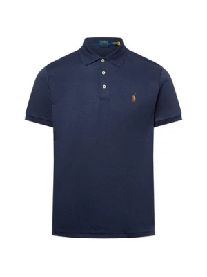 Polo Ralph Lauren Męska koszulka polo Mężczyźni Bawełna niebieski marmurkowy,