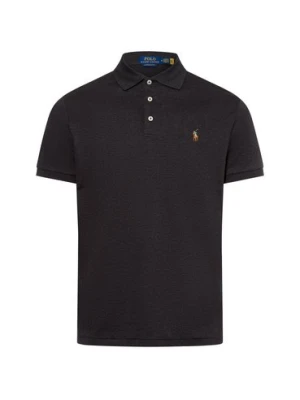 Polo Ralph Lauren Męska koszulka polo Mężczyźni Bawełna szary marmurkowy,