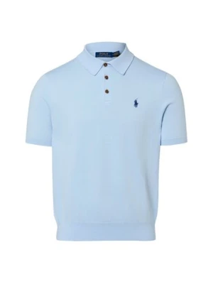 Zdjęcie produktu Polo Ralph Lauren koszulka polo z dzianiny Mężczyźni drobna dzianina niebieski