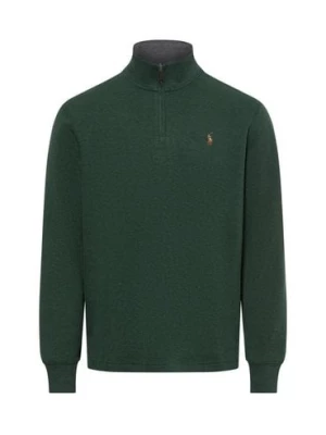 Polo Ralph Lauren Męski sweter Mężczyźni Bawełna zielony jednolity,