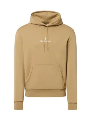 Polo Ralph Lauren Męski sweter z kapturem Mężczyźni beżowy jednolity,