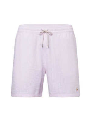 Polo Ralph Lauren Męskie kąpielówki Mężczyźni różowy|biały w paski,