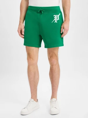 Polo Ralph Lauren Męskie szorty dresowe Mężczyźni zielony jednolity,
