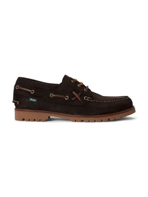 Polo Ralph Lauren mokasyny męskie skórzane Ranger Deck brązowy