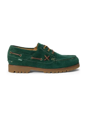 Polo Ralph Lauren mokasyny męskie zamszowe Ranger Deck zielony