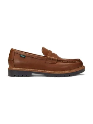 Polo Ralph Lauren mokasyny skórzane Jett Penny męskie kolor brązowy 803961420002