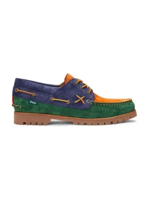 Polo Ralph Lauren mokasyny zamszowe Ranger Deck męskie kolor multicolor 812961426001