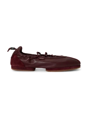 Polo Ralph Lauren NAPPA LTHR / SUEDE-BLRNA baleriny skórzane