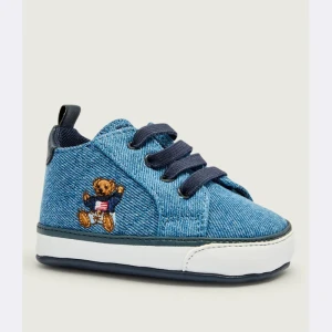 POLO RALPH LAUREN Niechodki QUILTON BEAR GORE HI LAYETTE | denim