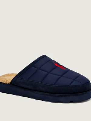 POLO RALPH LAUREN Obuwie domowe Read Scuff II | zamsz granatowy