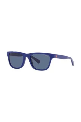Polo Ralph Lauren okulary przeciwsłoneczne dziecięce kolor niebieski 0PP9504U