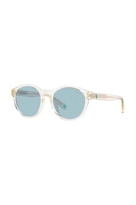 Polo Ralph Lauren okulary przeciwsłoneczne dziecięce kolor niebieski 0PP9505U